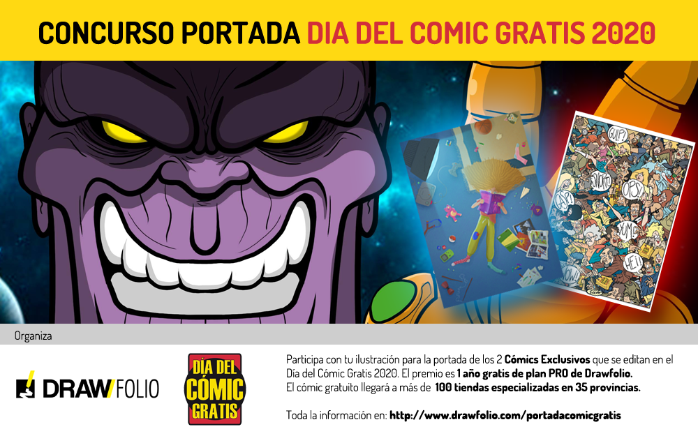 Concurso portada dia comic gratis espanol 2020